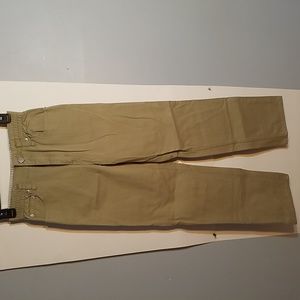 GAP KHAKI SLACKS ELASTIC WAIST 14S Tan